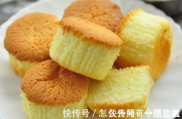 鸡蛋糕|新手也能做的蛋糕，只需4种常见用料，蛋清蛋黄不用分离，特别香