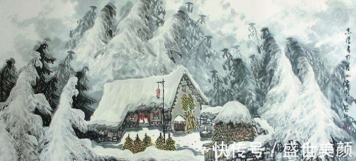 乡风！岁月无痕，雪落成景—展卷冰雪山水画迎面而来的是醉美的乡风乡情