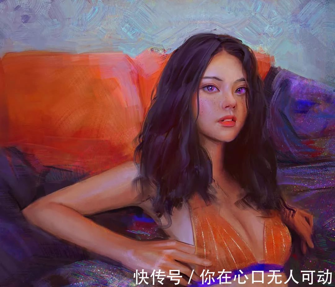 mandy!这三位艺术家的画中女子,楚楚动人,美若天仙