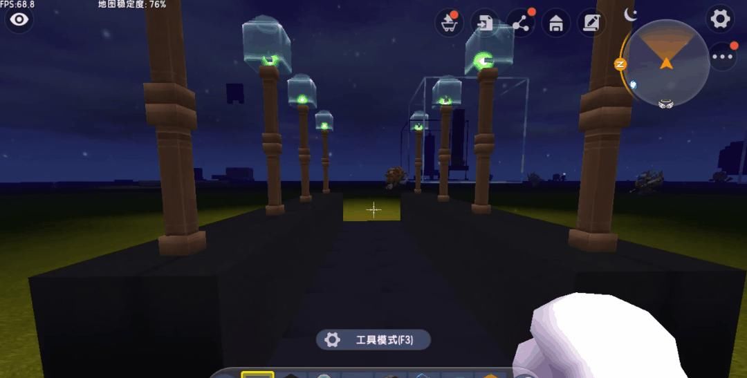 玩家|迷你世界玩家打造黑色道路陷阱，地下全是岩浆，冰熊来了都逃不掉