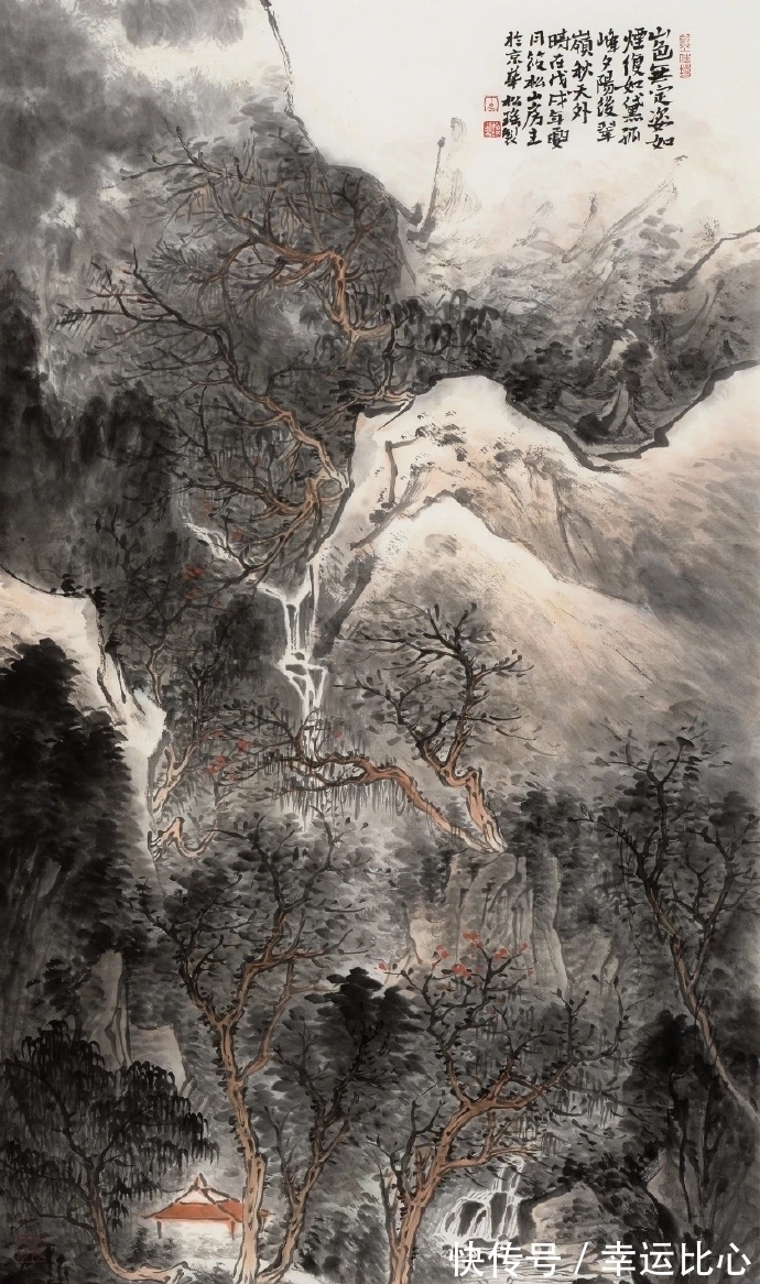 山水画！大山蕴大水，可居可游的画面｜李松瑶山水画