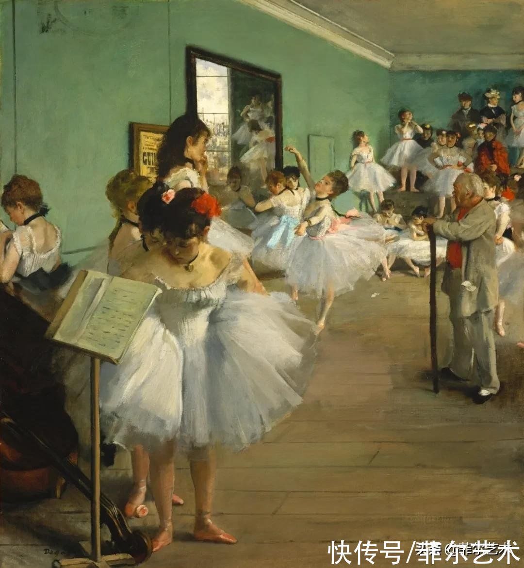 法国@法国艺术大师埃德加·德加舞女125幅油画作品,美翻了