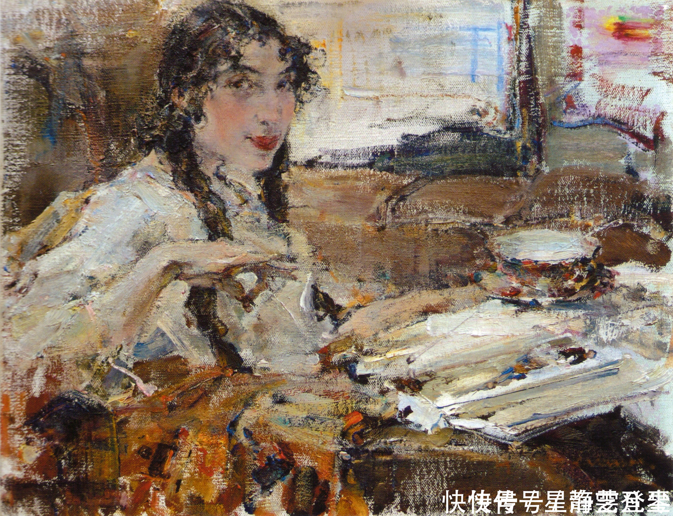  尼古拉|大师高清油画，尼古拉费欣油画作品，冰峰画艺工作室收藏鉴赏