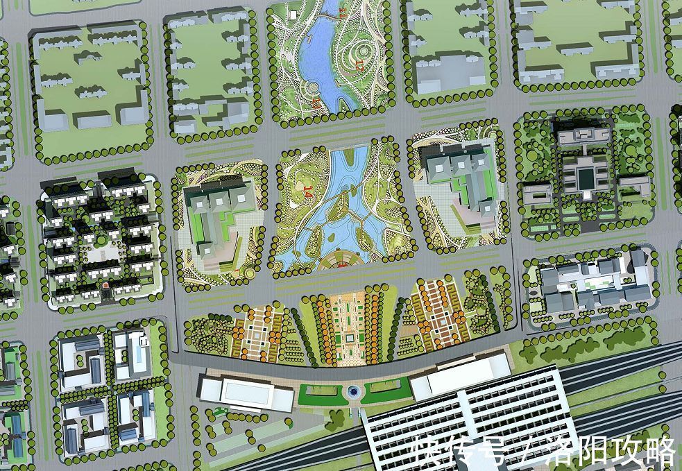 绿地率|洛龙区挂牌出让两宗土地!拟建设“三出阙”城市地标