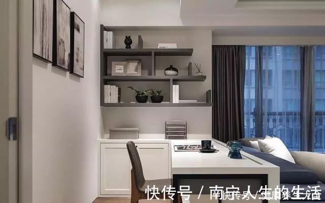 冀仕丰|在客厅挤出一个书房,可能是许多家庭不得不的选择!