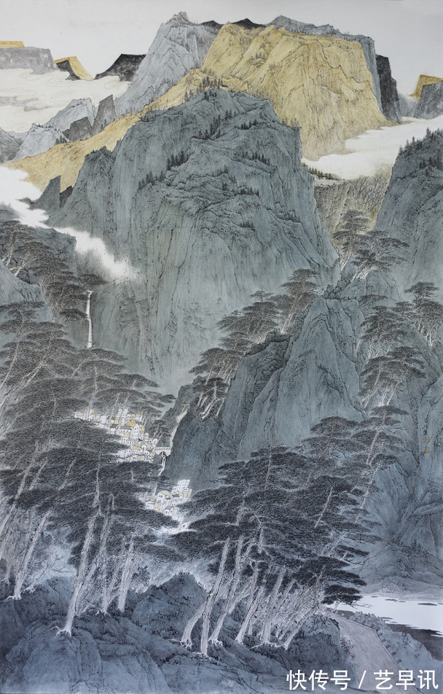 中国画#张敏:时光不负追梦人—读·丑百川的画