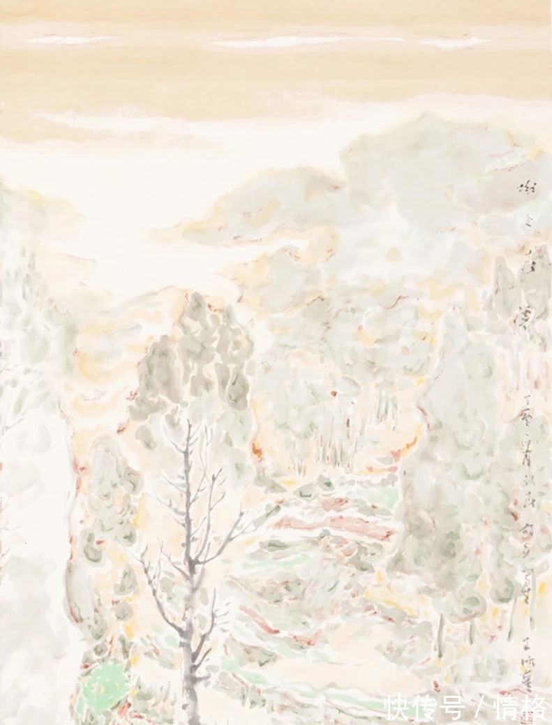 王跃奎#国家画院|王跃奎的山水画,“洋气十足”的山水画!