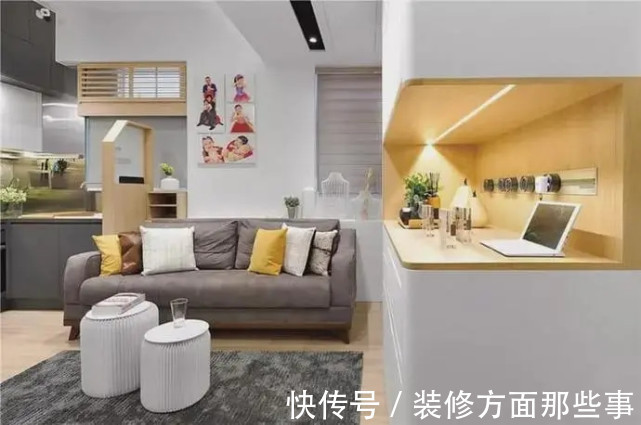 现代|52平现代风三居室空间折叠并重叠，让小户型更加舒适自在