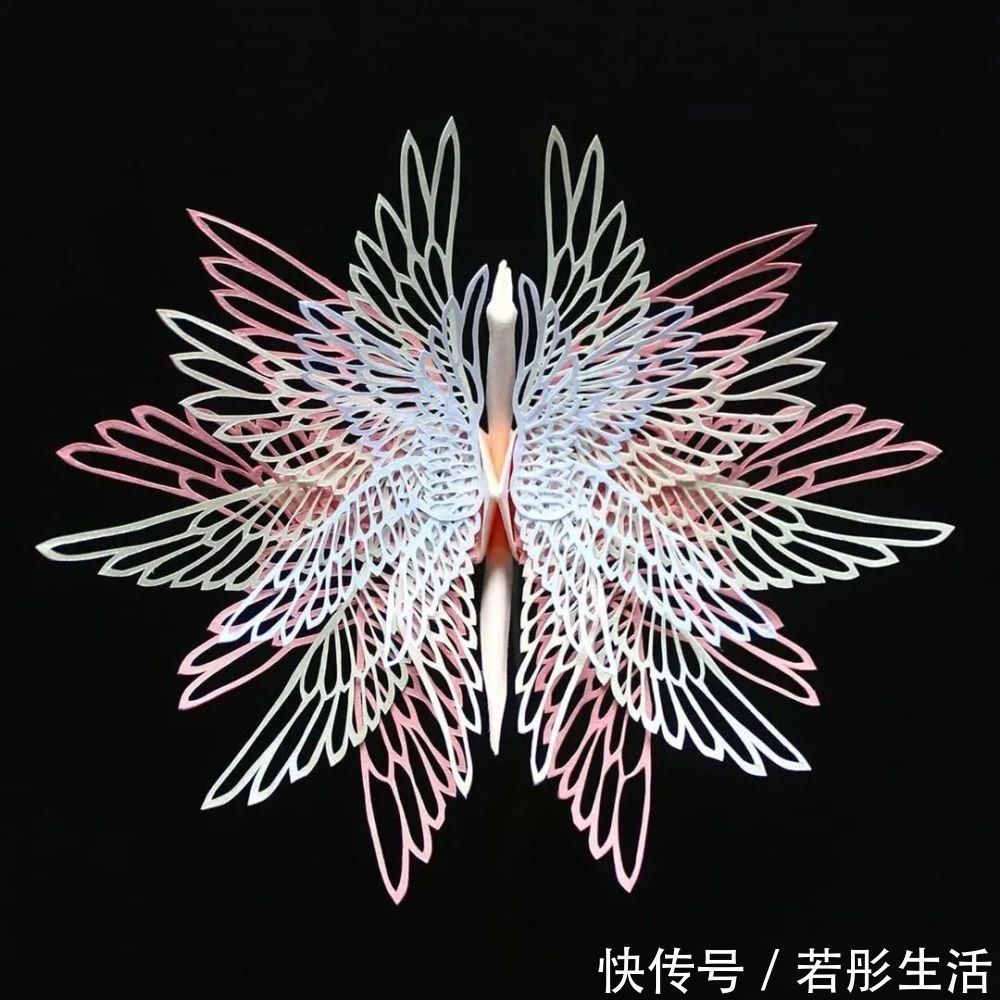 翅膀$抑郁小哥把一只2毛钱的千纸鹤折成了我买不起的样子,不但病好了还年入百万