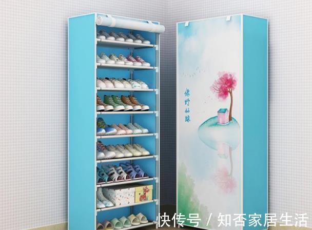 鞋子|参观新搬来的女邻居家，门口从不堆鞋子，真有创意，干净又整洁！