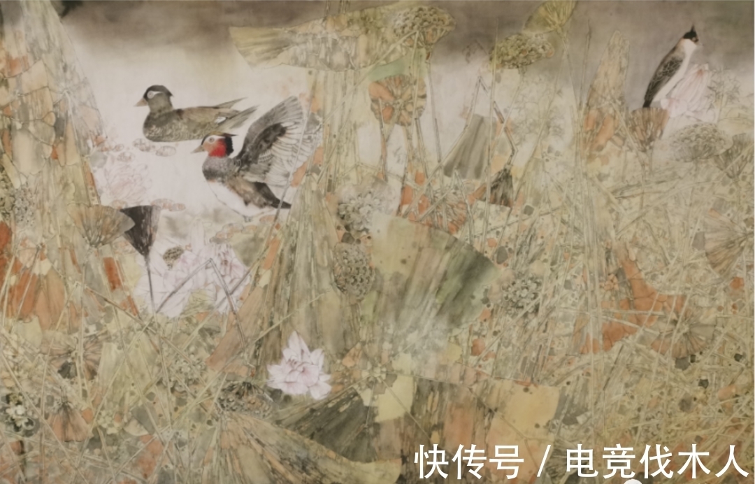 荷塘长卷!生命感动 大美创构——著名画家卢东近作荷塘长卷《家园》