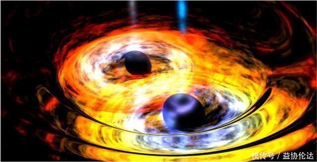 吞噬 距地球十亿光年外,科学家观测到了罕见的三个黑洞碰撞,十分壮观