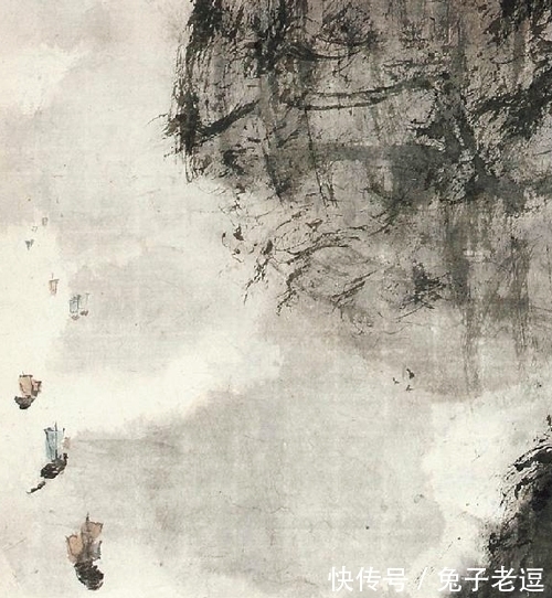 瞿塘峡#如何形容傅抱石山水画的特点,解衣般礴