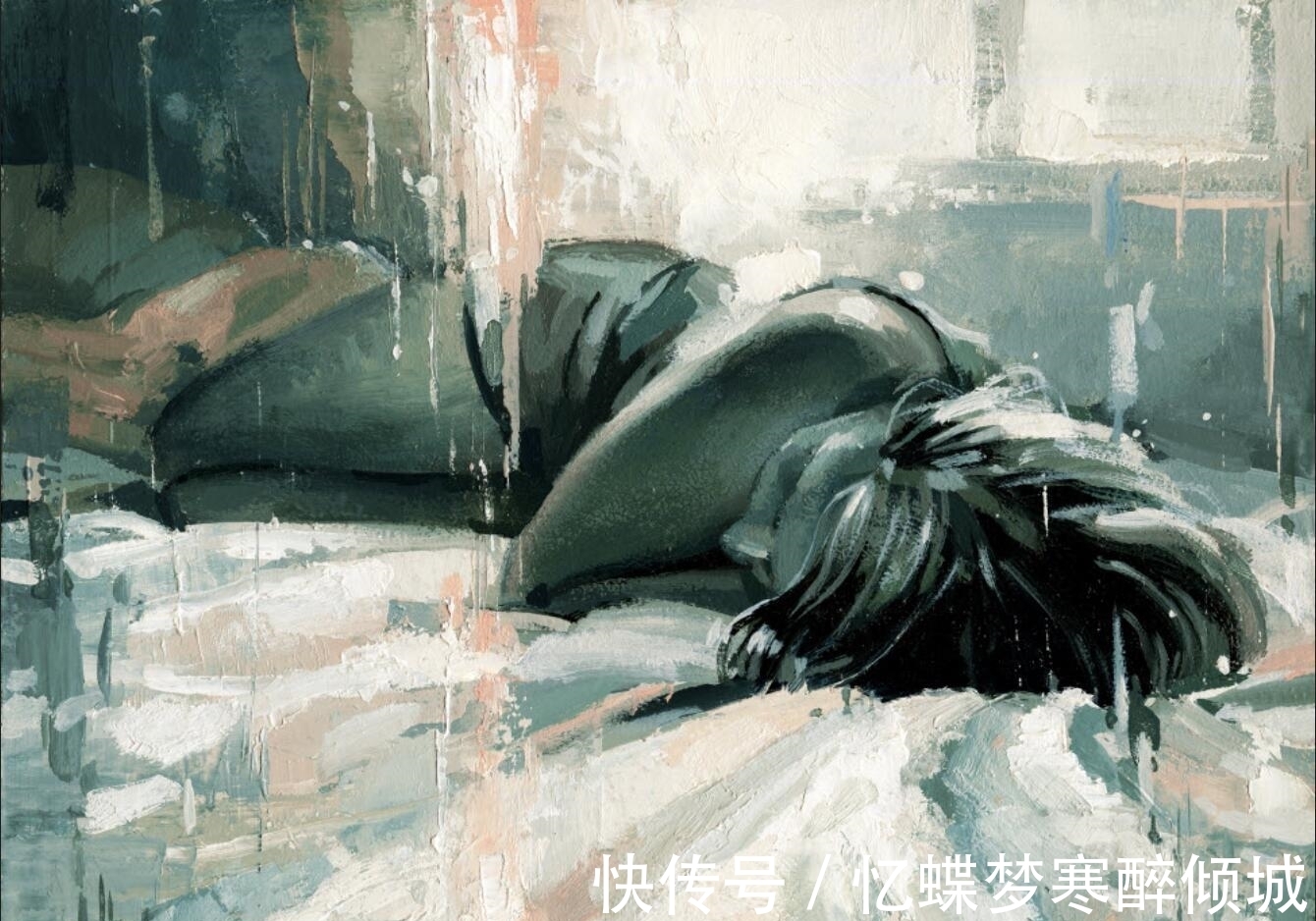 绘画!3D雕刻似的画面上典雅、知性的柔美女性|维克多唯美的调色刀画作