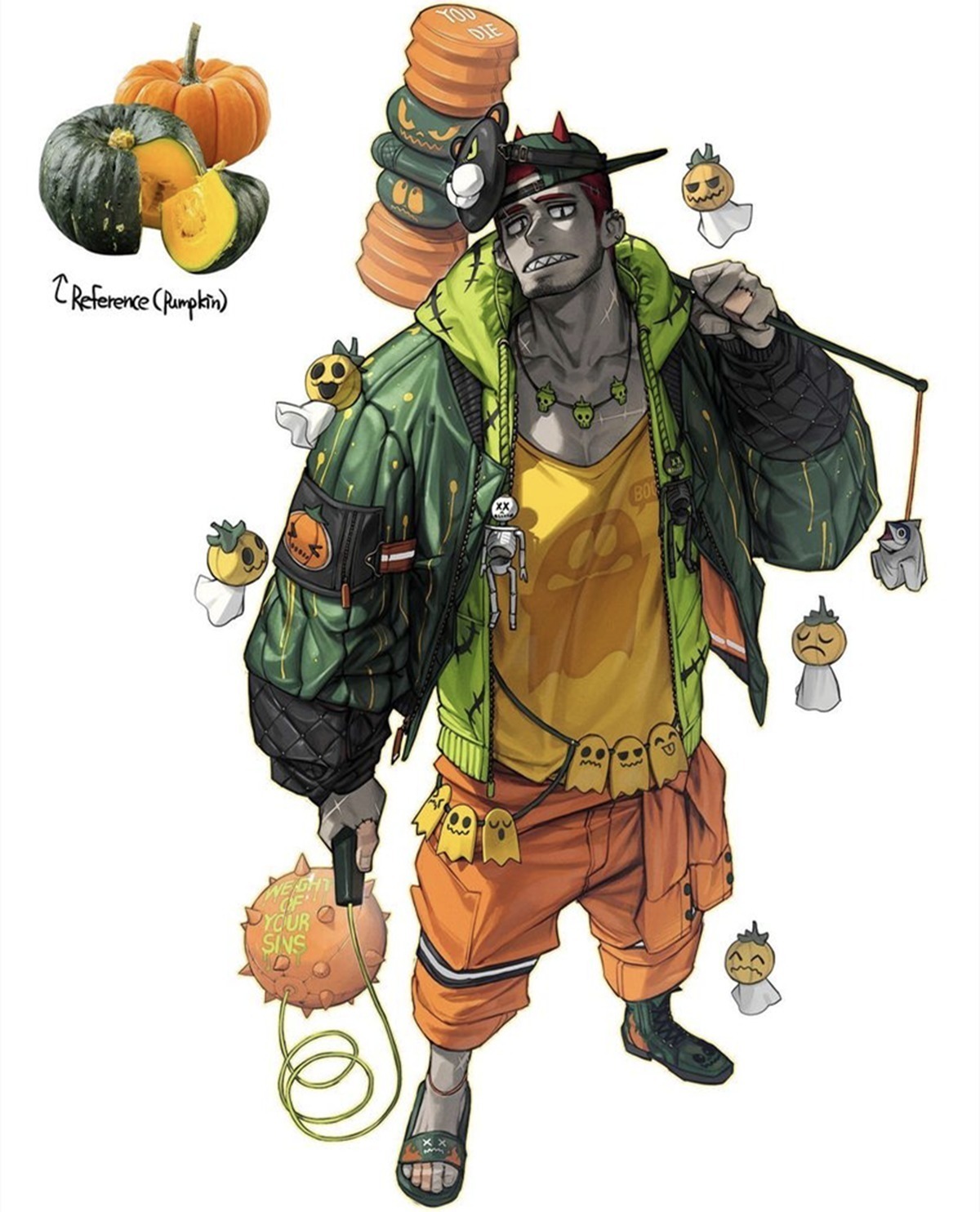 动物|动物变成二次元形象也就算了,连食物也可以,这位画师脑洞有点大