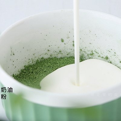 抹茶粉|抹茶蜜豆芝士冻