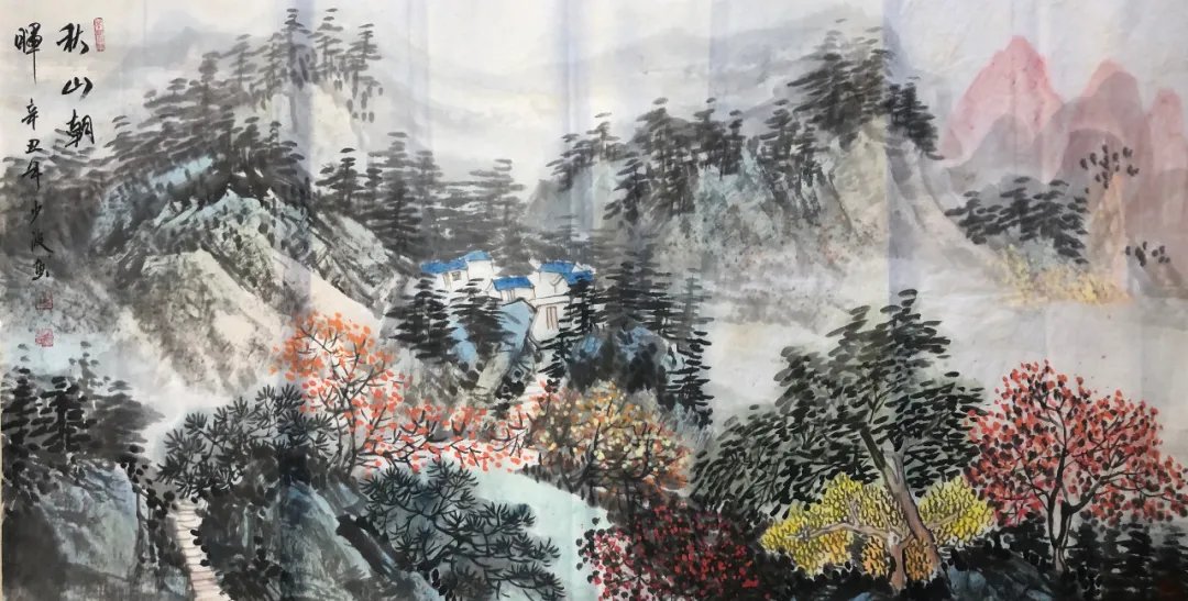 山水画#卢少波山水画作品欣赏