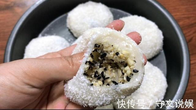 纯牛奶|糯米粉别用油炸了,筷子搅一搅,不加一滴水,吃着不腻特别香