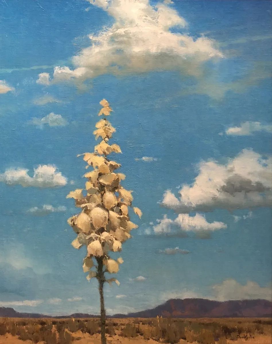 德克萨斯州#大卫·格里芬的风景油画高清图,放大看,更迷人