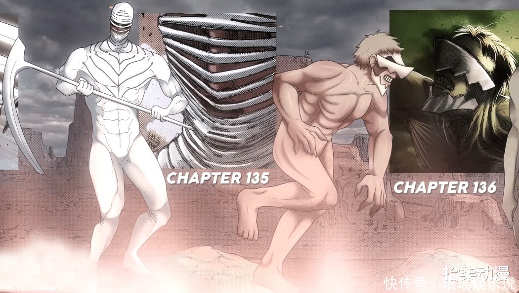 进击的巨人|进击的巨人:历代九大巨人形象,战锤巨人多达7种,铠巨最帅