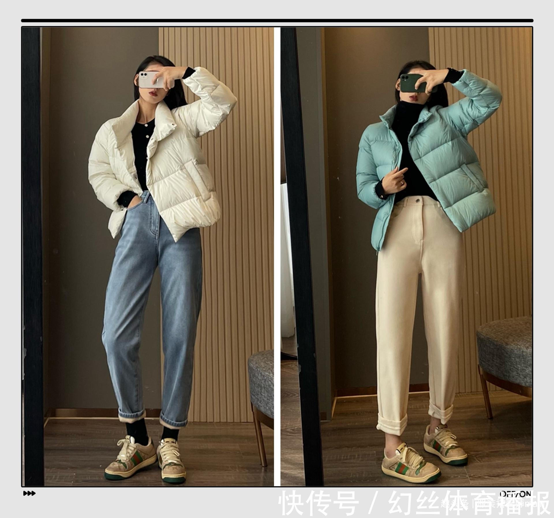 子女生 羽绒服穿搭中的3个细节,很多人都没注意,却能让你显瘦好几斤