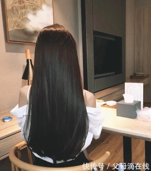 黑长直|不烫发、不染发的女生,做好3步,黑长发也很精致、女神