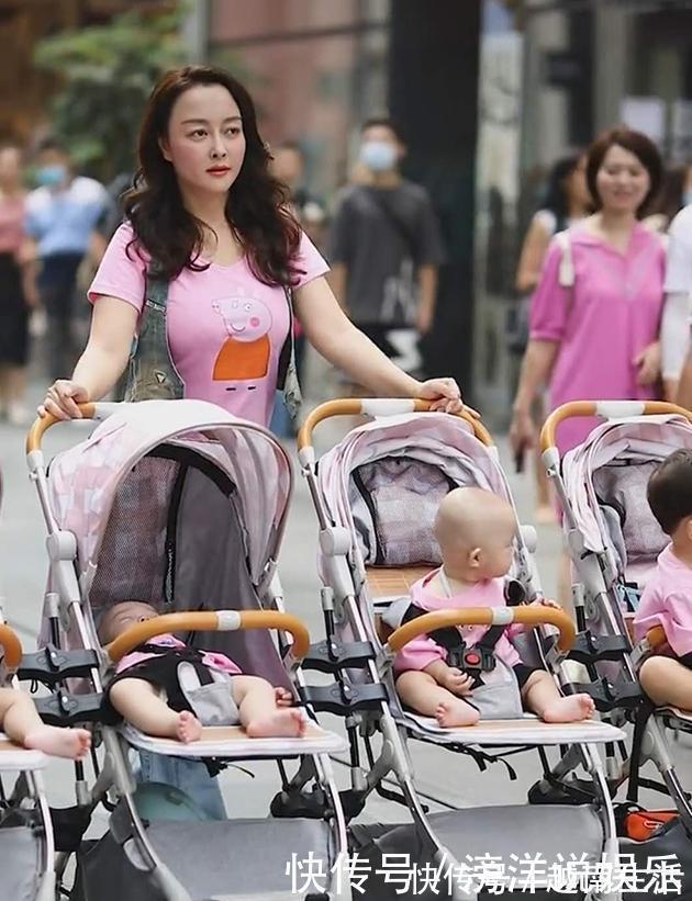 母乳|夫妻带6个娃逛街“横行霸道”,路人看呆,网友再一个凑葫芦娃