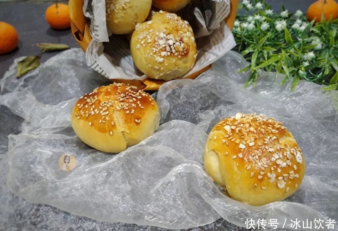 制作|教你制作奶香汉堡胚,一次发酵,松软香甜,营养健康放心吃