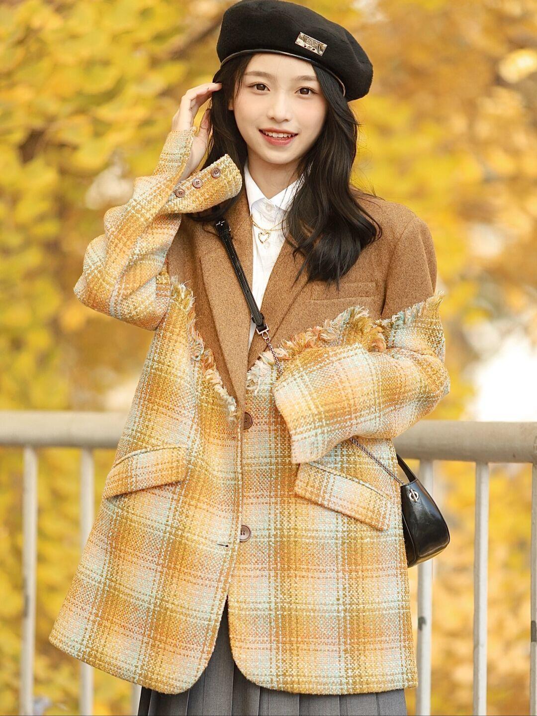 黄黑皮|冬天职场通勤怎么穿?看看这些干练利落的“西装”搭配,时髦精致