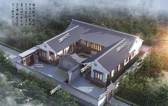别墅|四合院别墅才是中国最美的房子,这样设计,美呆了
