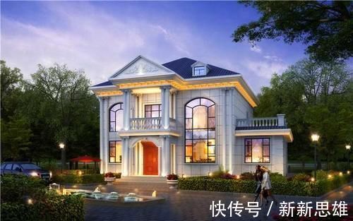 占地面积|二层别墅带小配房设计图，接地气的乡村别墅，这样的户型谁不爱？