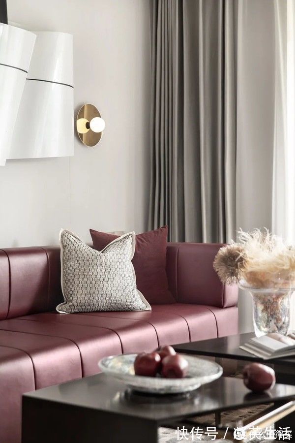 玛莎拉红|这才是轻奢风，115㎡精致小生活，堪比电影里的场景