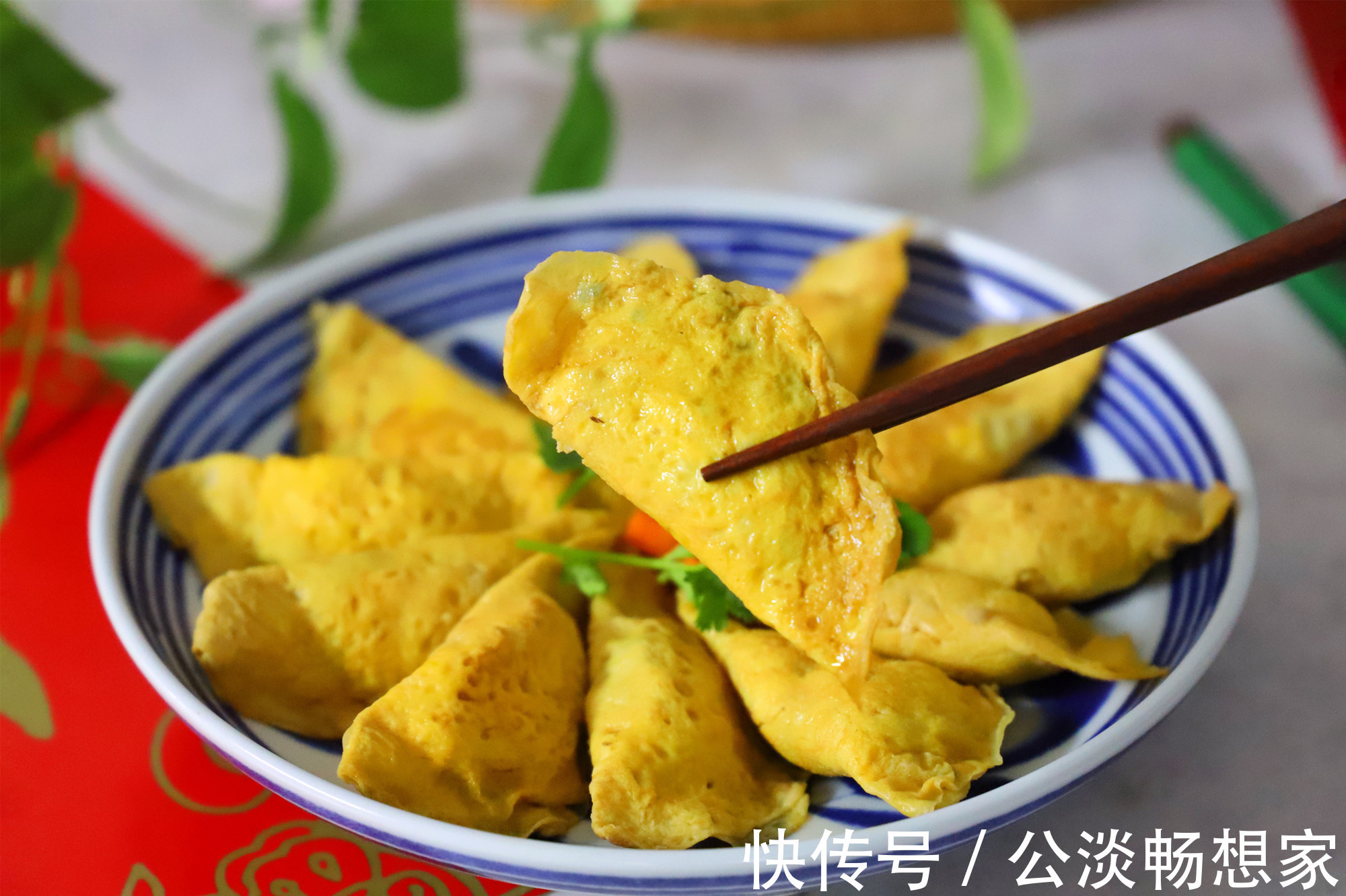 手艺|做蛋饺用鸡蛋还是用鸭蛋老爸不外传的手艺,蛋饺耐煮不破有窍门