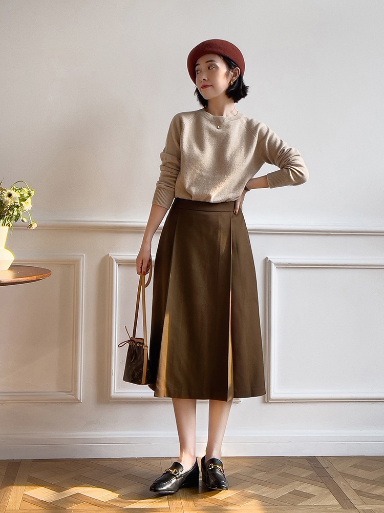 小姐姐|冬天的第一件内搭, 建议你们选择“毛衣针织衫”,温柔度爆棚!