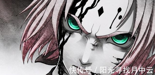 我爱罗|《火影忍者》角色变暗黑木偶,雏田眼睛空洞无神,大和吓坏小朋友