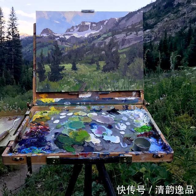 美国|美国艺术家亚伦·舒尔风景写生作品选集