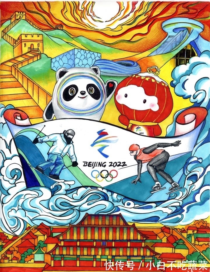 梦婷@冰雪奇遇冀·年画篇④|这个新年是“冰雪”味儿的