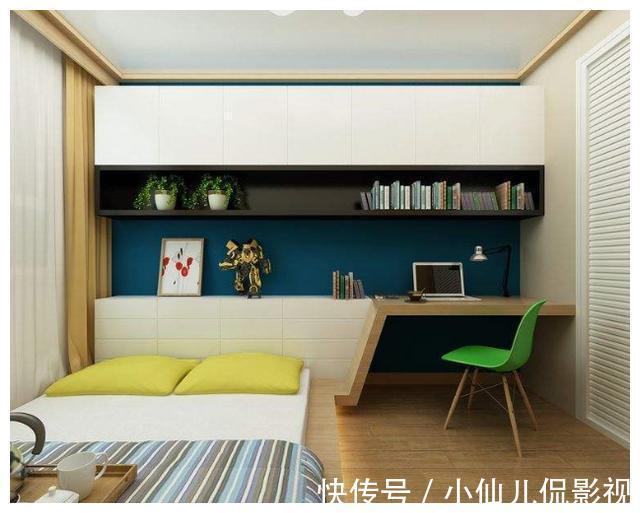 卧室|卧室太小梳妆台、书桌没地装？学着嵌入到衣柜里，把每平米利用好