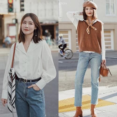 九分裤+短靴=今春显高cp，气质利落又时髦，小个子也能穿