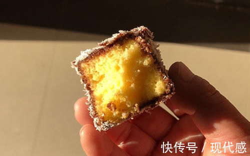 可可粉|普通蛋糕华丽变身莱明顿蛋糕,原来这么简单,高端大气,绵软细腻