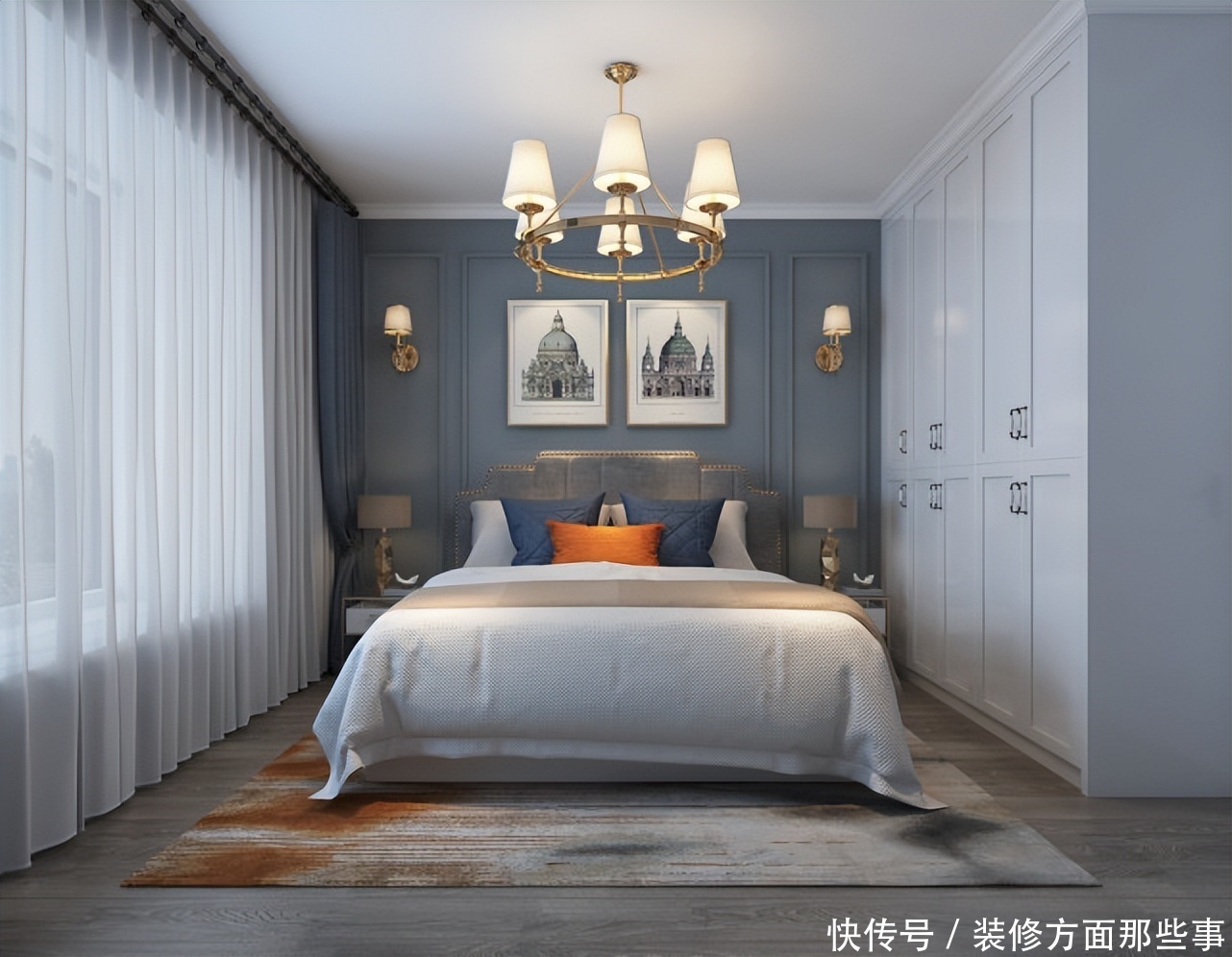 套房子|108平简美风设计暖色调为主,悬空的鞋帽柜太方便了