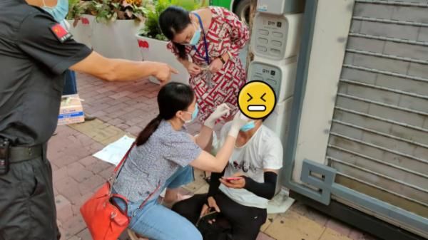 医生|广州男子医院门口突然晕倒，医生急救后给他吃冰淇淋