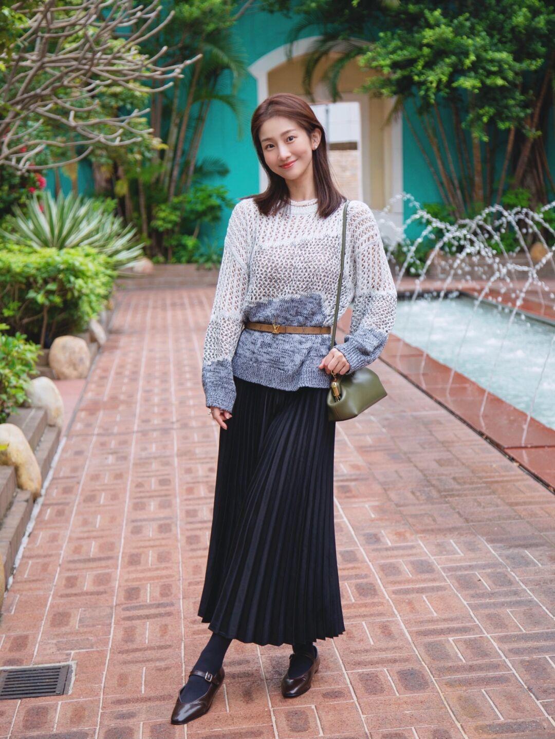 搭配|入春毛衣“买精不买多”,学会这样穿,大家都能变成时髦精