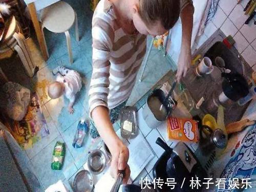 孩子|带孩子多累全职妈妈带娃一整天,九张图片让很多人流下泪水