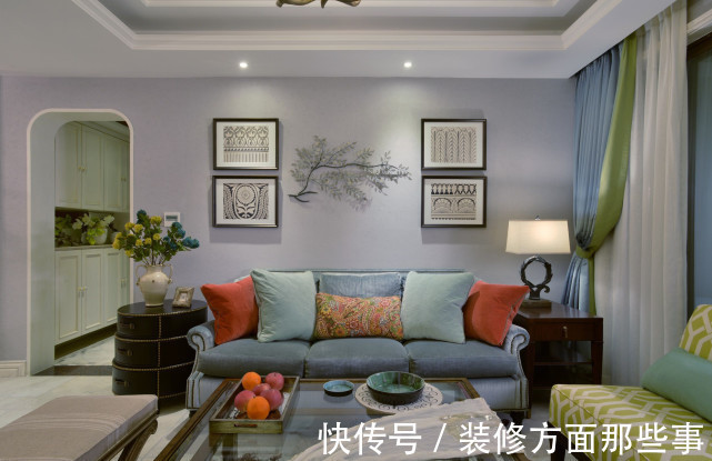 家具|132平现代风四居室,深色设计做旧设计很有复古的美感