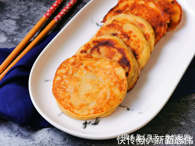 孩子最爱的早餐饼,早起10分钟就能做好,松软香甜真好吃