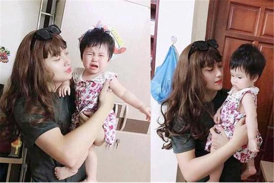朵朵|爸爸“男扮女装”太惊艳,为了哄娃豁出去了,妈妈:貌美“如花”