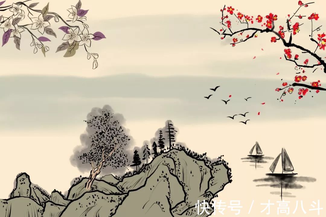 青山&10首绝美五言诗：诗中有画，画中有诗