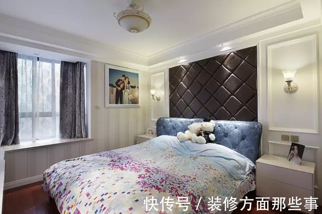 升降机|105平简欧三居室房,欧式设计融入黑白灰色带出不凡的空间感