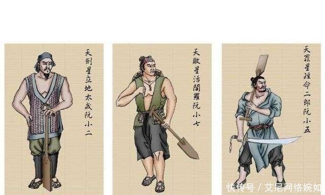 梁山|水浒传中的阮氏三兄弟,武力值在梁山是什么水平?